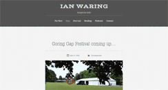Desktop Screenshot of ianwaring.com